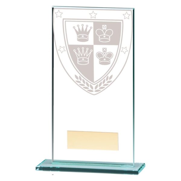 Millennium Chess Jade Glass Award - Engrave Express