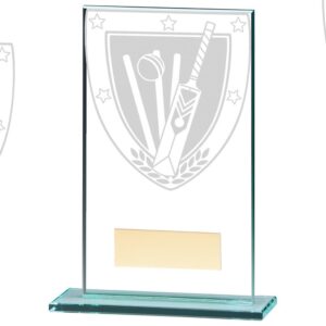 Millennium Cricket Jade Glass Award - Cornish Custom Creations