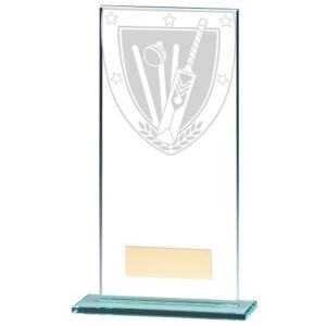 Millennium Cricket Jade Glass Award - Cornish Custom Creations