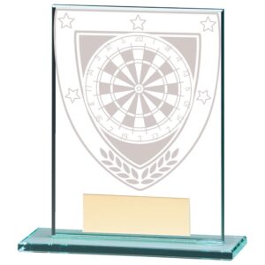 Millennium Darts Jade Glass Award - Cornish Custom Creations