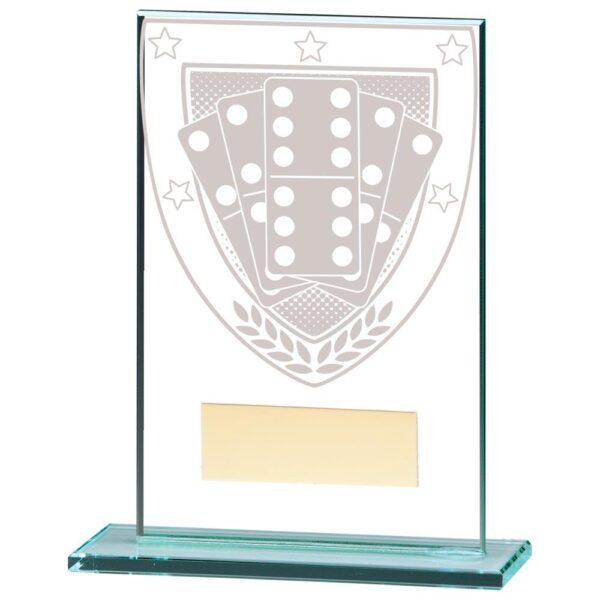 Millennium Dominoes Jade Glass Award - Engrave Express