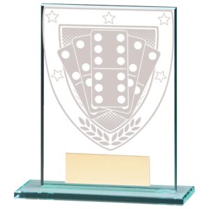 Millennium Dominoes Jade Glass Award - Engrave Express