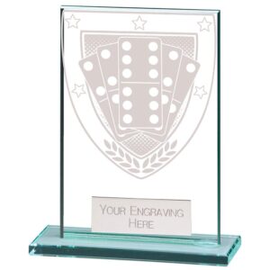 Millennium Dominoes Jade Glass Award - Engrave Express