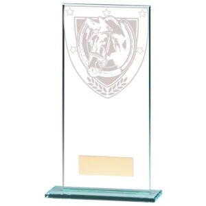 Millennium Equestrian Jade Glass Award - Engrave Express