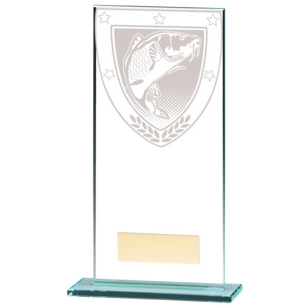 Millennium Fishing Jade Glass Award - Cornish Custom Creations
