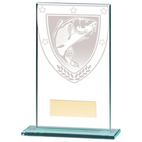 Millennium Fishing Jade Glass Award - Cornish Custom Creations