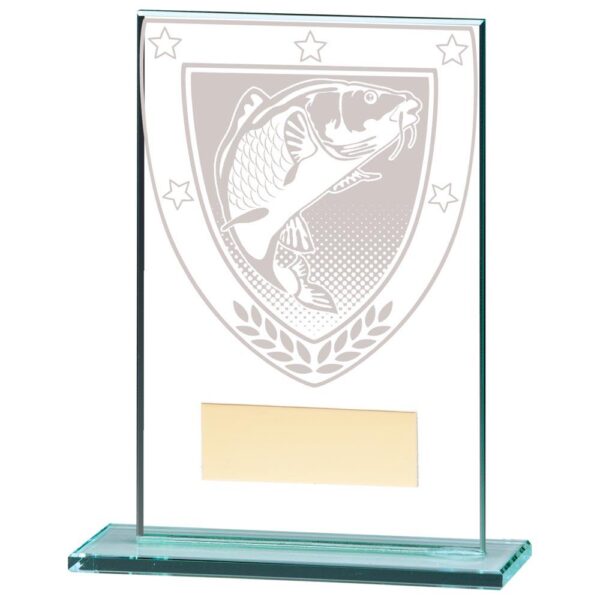 Millennium Fishing Jade Glass Award - Cornish Custom Creations
