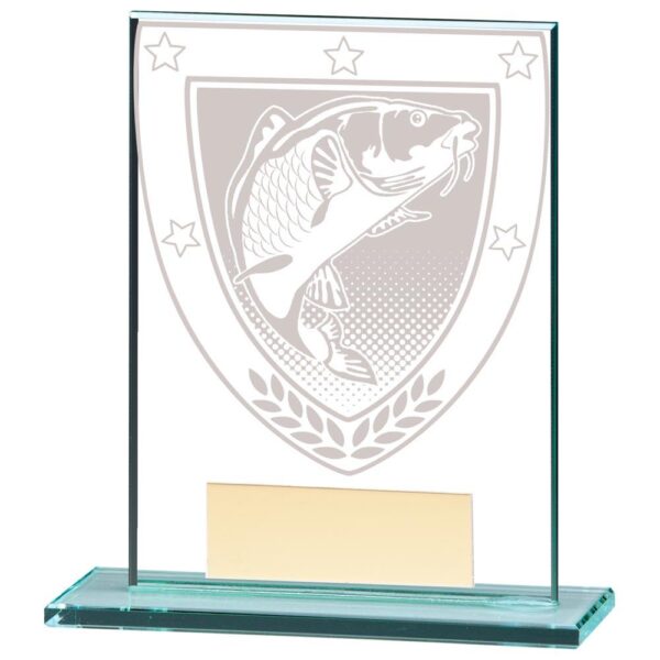 Millennium Fishing Jade Glass Award - Cornish Custom Creations