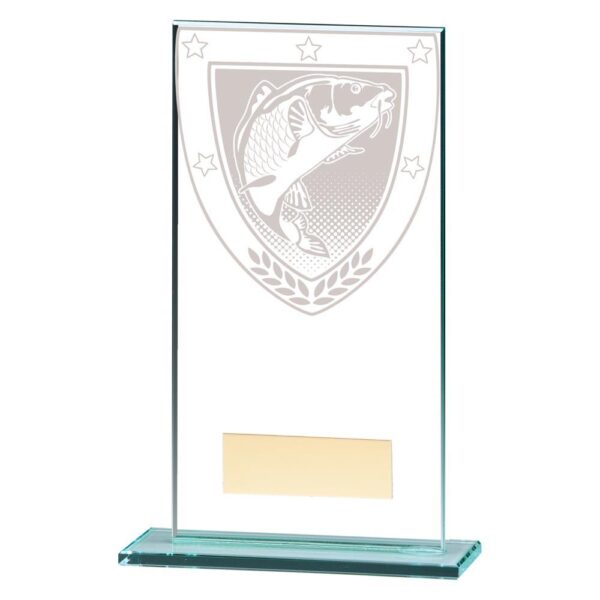 Millennium Fishing Jade Glass Award - Cornish Custom Creations