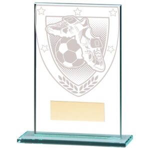 Millennium Football Boot & Ball Jade Glass Award - Cornish Custom Creations