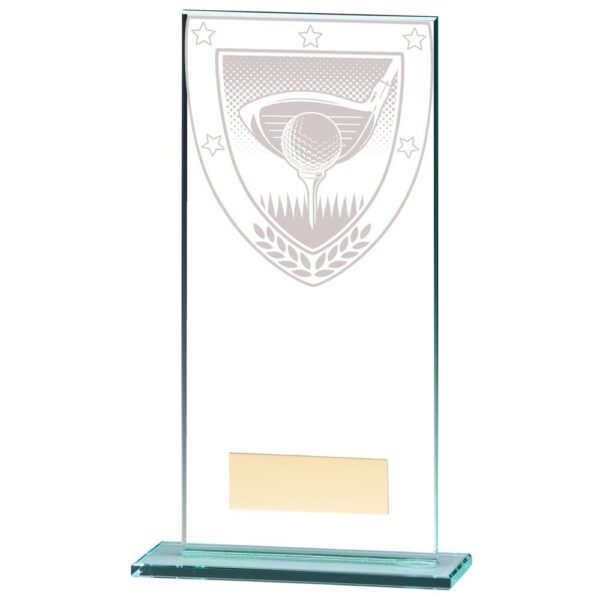 Millennium Golf Jade Glass Award - Cornish Custom Creations