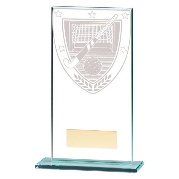 Millennium Hockey Jade Glass Award - Engrave Express