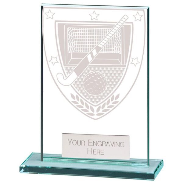 Millennium Hockey Jade Glass Award - Engrave Express