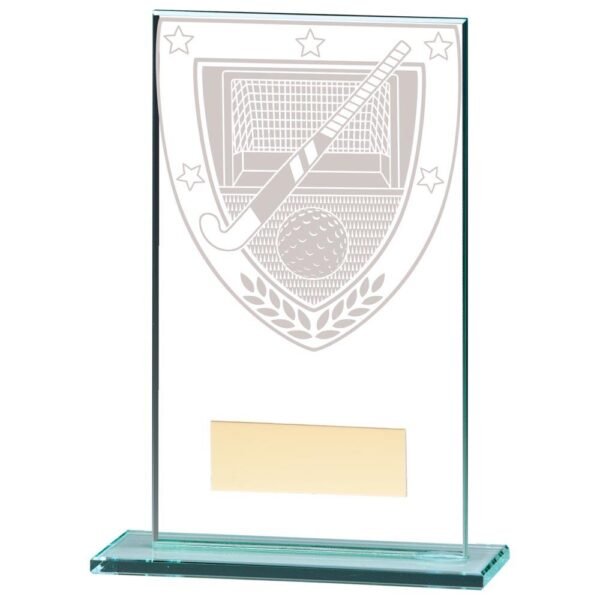 Millennium Hockey Jade Glass Award - Engrave Express