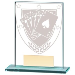 Millennium Poker Jade Glass Award - Engrave Express