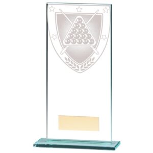 Millennium Snooker Jade Glass Award - Cornish Custom Creations