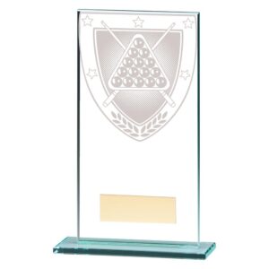 Millennium Snooker Jade Glass Award - Cornish Custom Creations