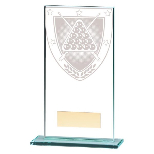 Millennium Snooker Jade Glass Award - Cornish Custom Creations