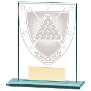 Millennium Snooker Jade Glass Award - Cornish Custom Creations