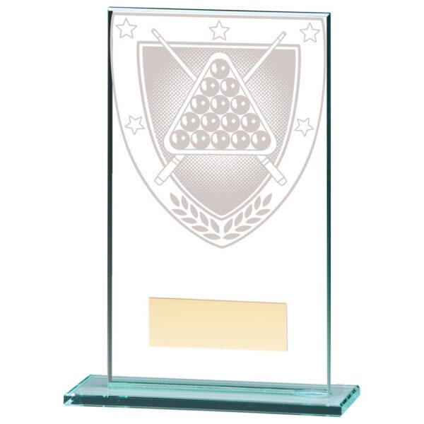 Millennium Snooker Jade Glass Award - Cornish Custom Creations