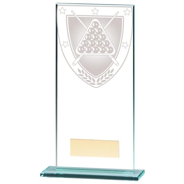 Millennium Snooker Jade Glass Award - Cornish Custom Creations