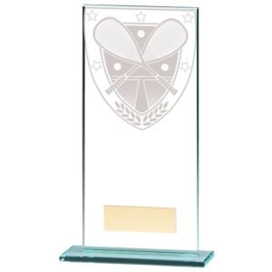 Millennium Squash Jade Glass Award - Engrave Express