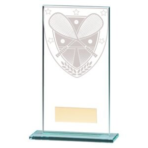 Millennium Squash Jade Glass Award - Engrave Express