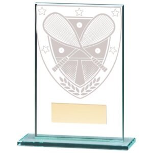 Millennium Squash Jade Glass Award - Engrave Express