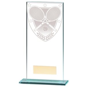 Millennium Tennis Jade Glass Award - Engrave Express