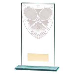 Millennium Tennis Jade Glass Award - Engrave Express