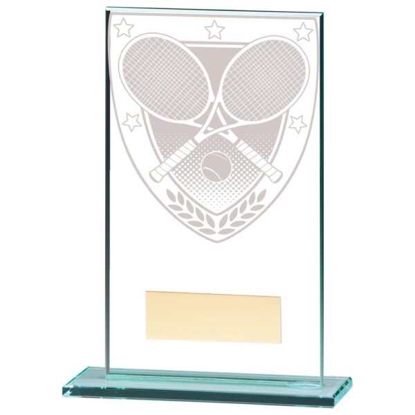 Millennium Tennis Jade Glass Award - Engrave Express