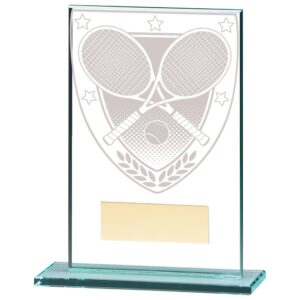 Millennium Tennis Jade Glass Award - Engrave Express
