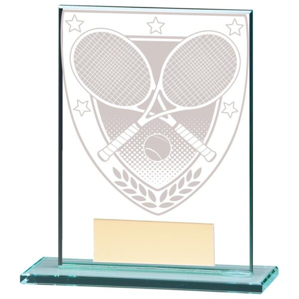 Millennium Tennis Jade Glass Award - Engrave Express