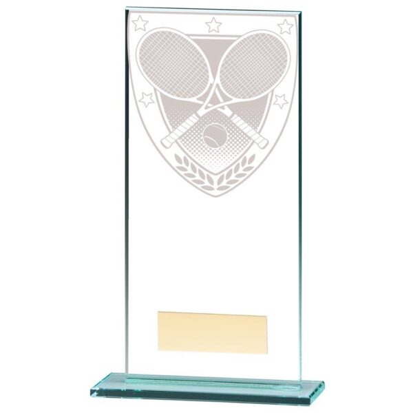 Millennium Tennis Jade Glass Award - Engrave Express