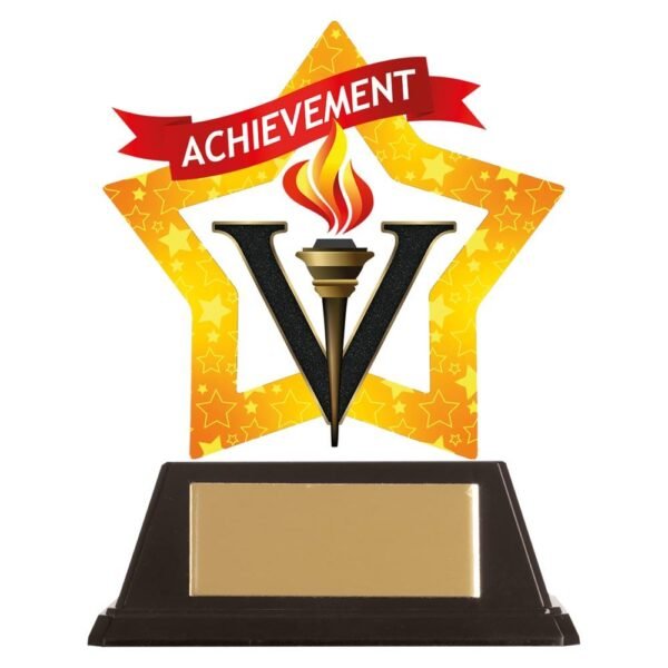 Mini-Star Achievement Acrylic Plaque - Engrave Express