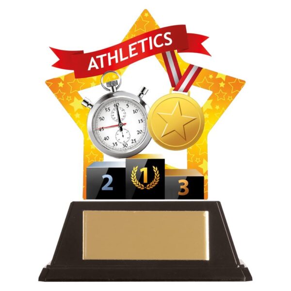 Mini-Star Athletics Acrylic Plaque - Engrave Express