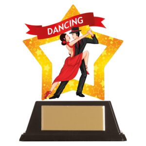 Mini-Star Ballroom Dance Acrylic Plaque - Cornish Custom Creations