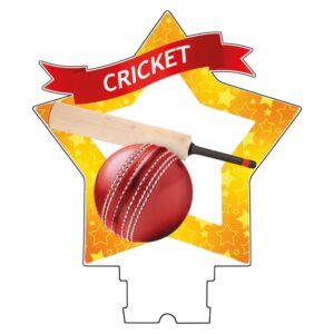 Mini-Star Cricket Acrylic Plaque - Cornish Custom Creations