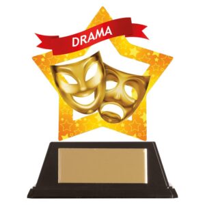 Mini-Star Drama Acrylic Plaque - Engrave Express