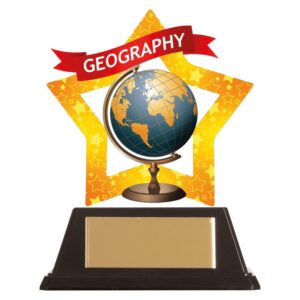 Mini-Star Geography Acrylic Plaque - Cornish Custom Creations