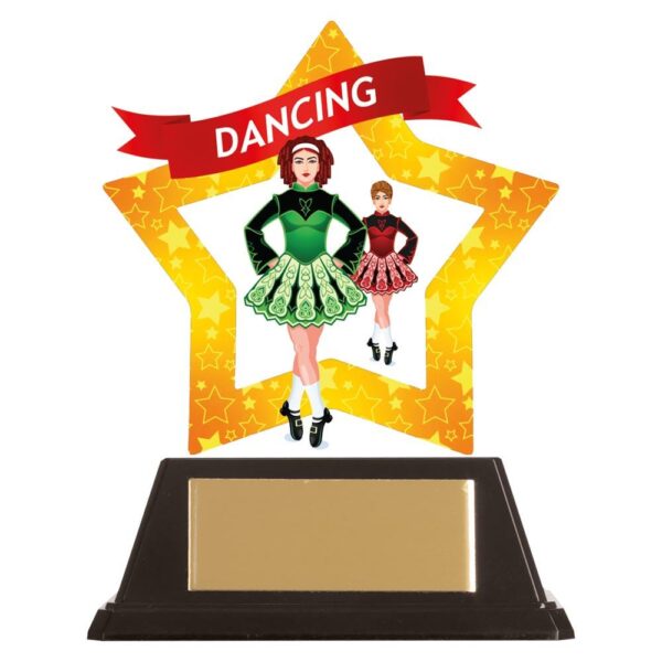 Mini-Star Irish Dance Acrylic Plaque - Cornish Custom Creations