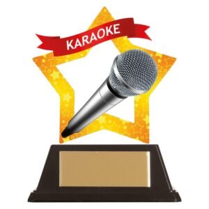 Mini-Star Karaoke Acrylic Plaque - Engrave Express