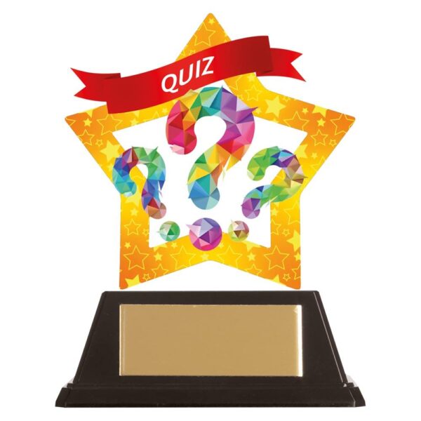 Mini-Star Quiz Acrylic Plaque - Engrave Express