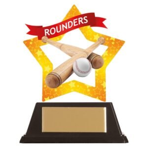 Mini-Star Rounders Acrylic Plaque - Engrave Express