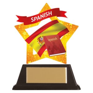 Mini-Star Spanish Acrylic Plaque - Cornish Custom Creations