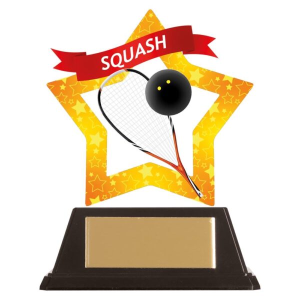 Mini-Star Squash Acrylic Plaque - Engrave Express