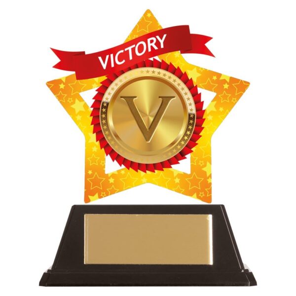 Mini-Star Victory Acrylic Plaque - Cornish Custom Creations