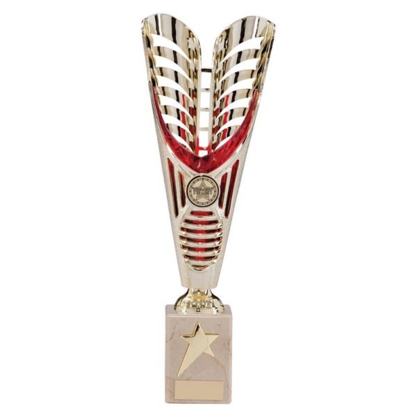 Monument Plastic Laser Cut Cup Gold & Red - Cornish Custom Creations