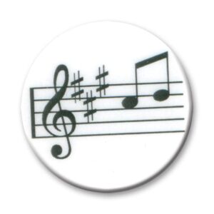 Music Note 25mm - Cornish Custom Creations