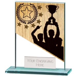 Mustang Achievement Jade Glass Award - Engrave Express